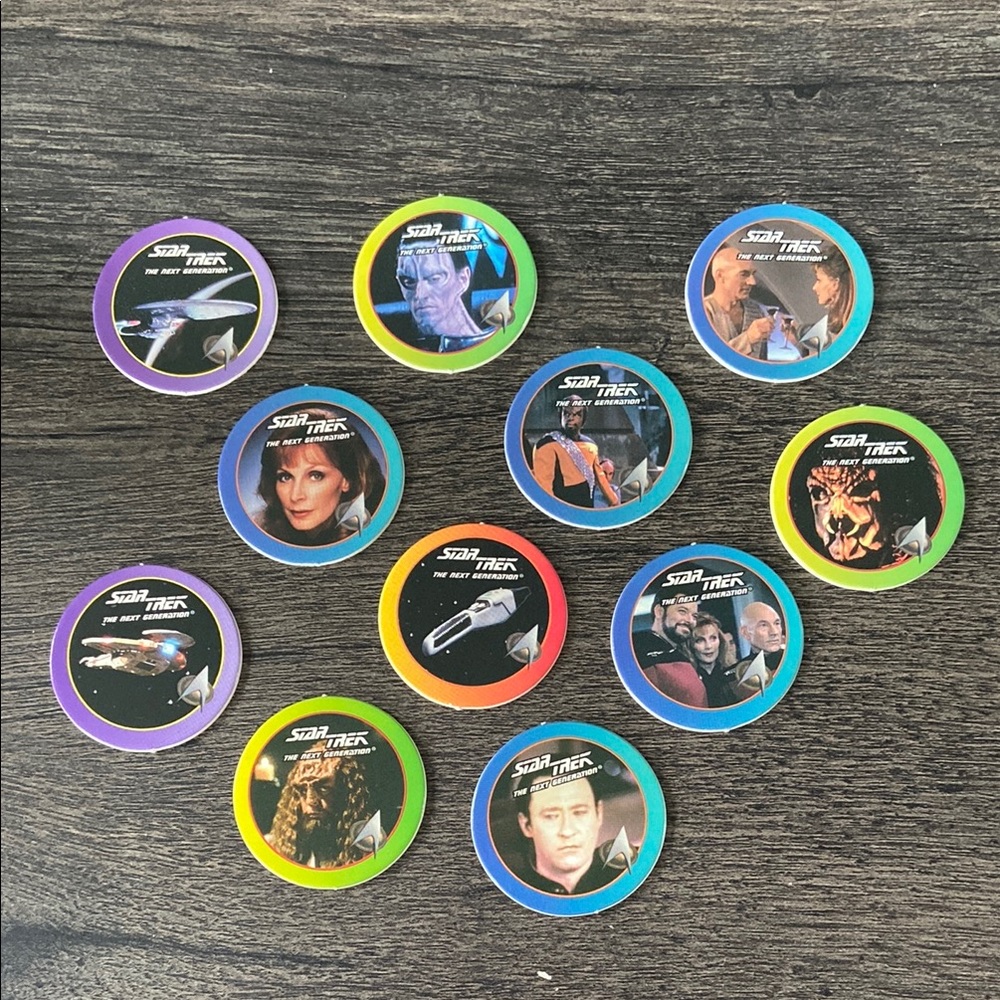 1994 Star Trek Pogs Set of 11